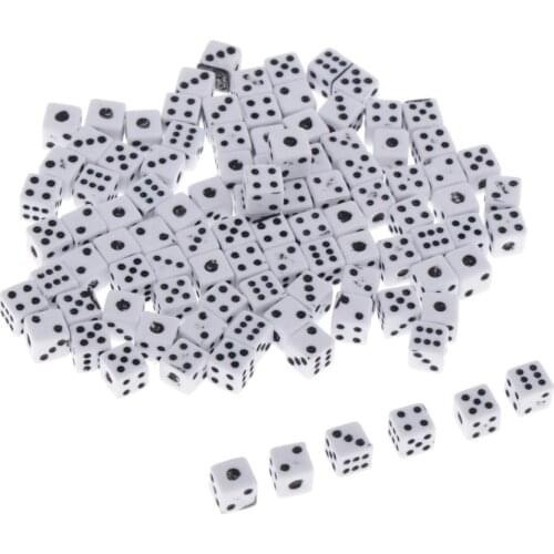 100 Pieces Of 5 Mm Six Sides D6 Dies Dies For Dungeons And Dragon Game