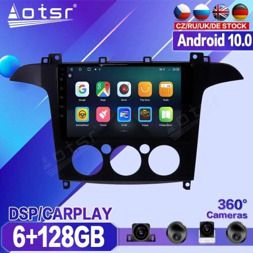 128G For Ford S-Max 2006 2007 2008 Car DVD Multimedia Player Recorder Stereo Android Radio GPS Auto Audio Navigation Head Unit