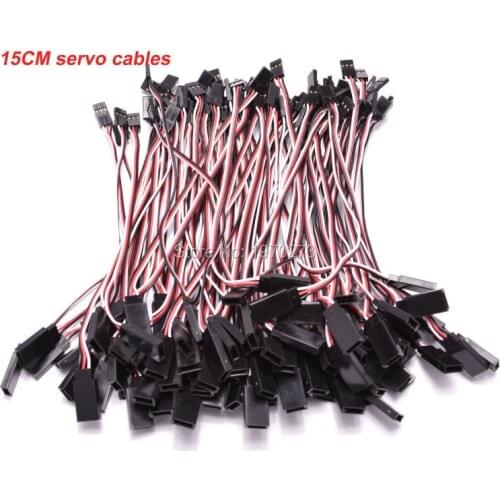 150mm 15cm Male to Female Quadcopter Servo Extension Lead Wire Cable