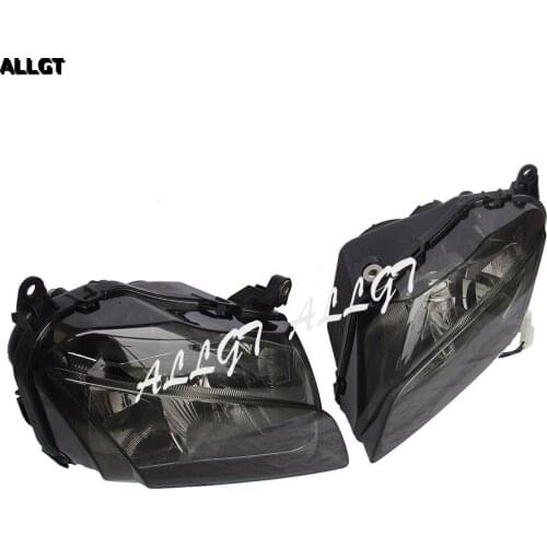 ALLGT New Smoke Headlight Head Lamp Motorcycle for Honda 2007 2008 CBR 600RR F5