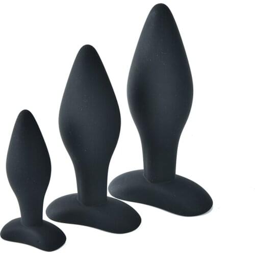 90/122/139CM Sexy Black Silicone Anal Plug Massage Adult Sex Toys For Women Man Gay Anal But Plug Set Butt Plugs Sex Products