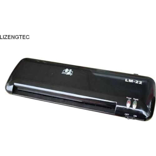 Free Shipping LIZENGTEC New Design Professional Office Fast Warm-Up Roll Hot Laminator Machine for A4 Paper Document Photo