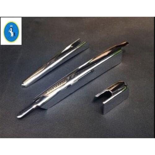 Yimaautotrims Auto Accessory Rear Windshield Window Windscreen Rain Wiper Cover Trim Fit For Nissan Qashqai J11 2017 - 2020