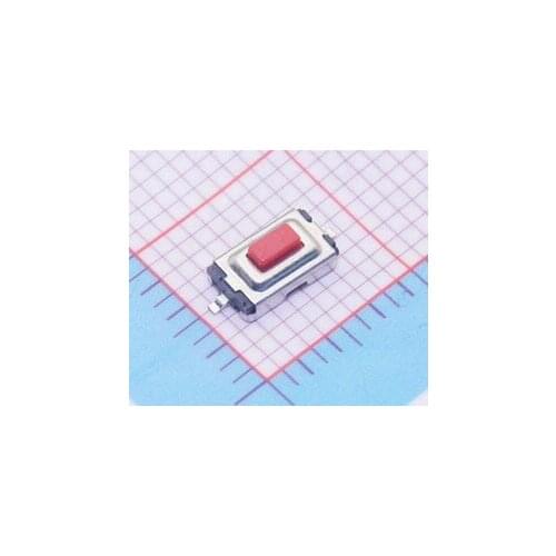Free shipping 200pcs SMD red Tact Switch Push Button 3mm*6mm*2.5mm Through Hole SPST-NO+Hot Top selling wholesale