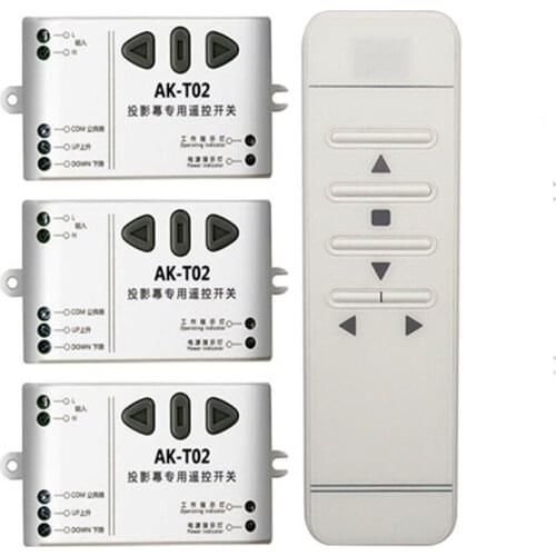 Tubular motor garage door / projection screen / shutters AC 110V 220V 250V RF Wireless Remote Control switch Digital remote