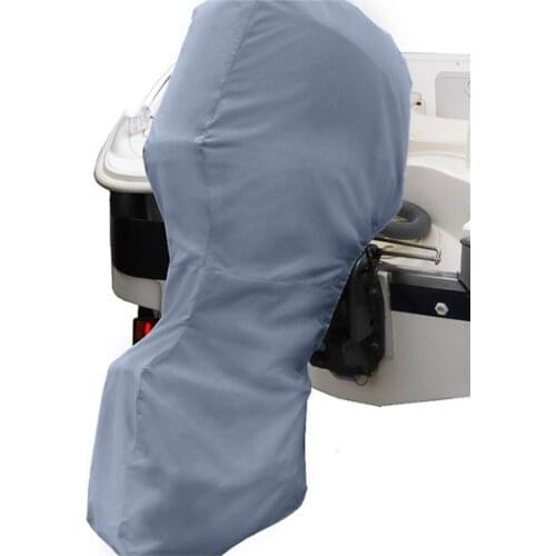 200-300HP Waterproof Full Outboard Engine Boat Motor Hood Cover Protector Anti-scratch Oxford Fabric Boat Motor Cover Gray