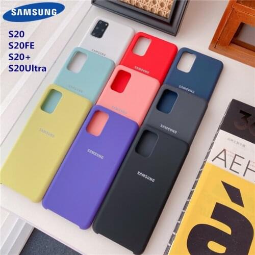 Samsung Galaxy Case S20 Plus Ultra 5G Cover Silky Soft-Touch Office Style Liquid Silicone Back Cover Shell S20+ 5G