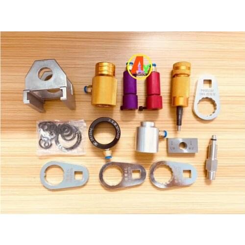 For CUMMINS Diesel Common Rail Injector Oil Return Clamp Fixture Measuring Tool Sets