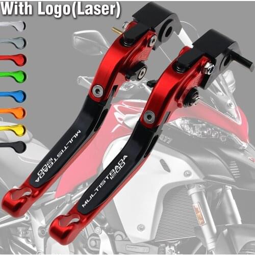 For DUCATI MULTISTRADA 1200/S/GT 2010-2016 Motorcycle Accessories CNC Aluminum Folding Extendable Brake Clutch Levers