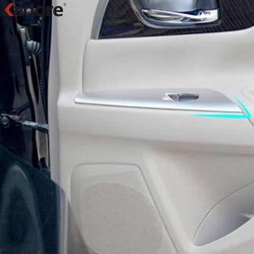 For Nissan Teana Altima 2013 2014 2015 2016 ABS Matte Car Interior Window Lift Switch Panel Cover Trim Accessories 4pcs LHD