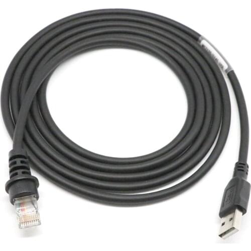 New And High Quality1.8m USB Cable to Rj45 Cable for BarCode Scanner USB power adapter Metrologic MS7120 MS5145 MS9540 MS9520