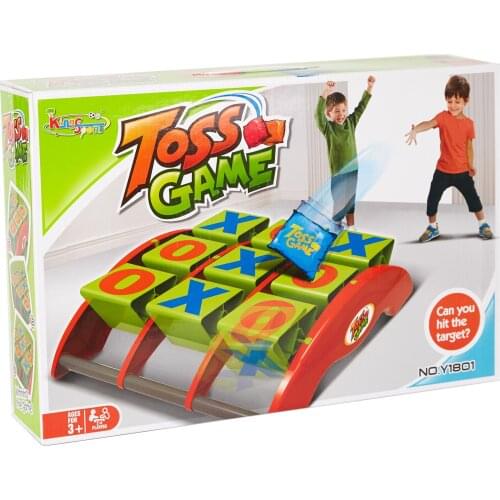 Tic-Tac-Toss Bean Bag Toss Game Set Sporty Bean Bag Corn Hole Outdoor Indoor Game Set