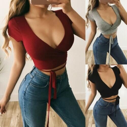 New Style Fashion Summer Solid Women Loose Top Short Sleeve Ladies Casual Tops Short Tank