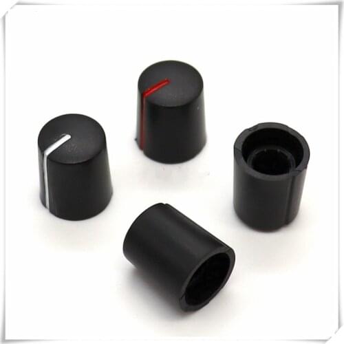10 Pieces Plastic Flower Shaft Knob Diameter 12mm Height 14mm Potentiometer Encoder Knob Gear Shaped Inner Hole 6mm