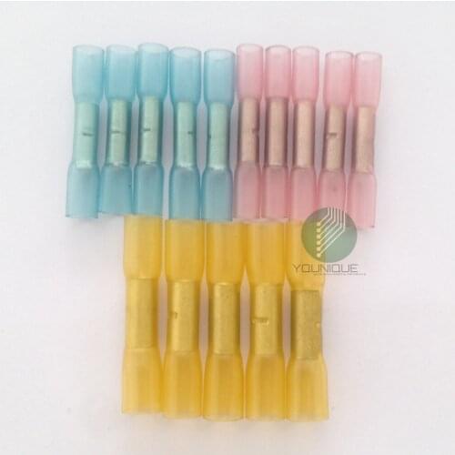 DuraSeal Heat Shrink Butt Connector Terminals Splices, Assorted Mixed Sizes 22-10 AWG (80*RED 80*BLUE 40*YELLOW)