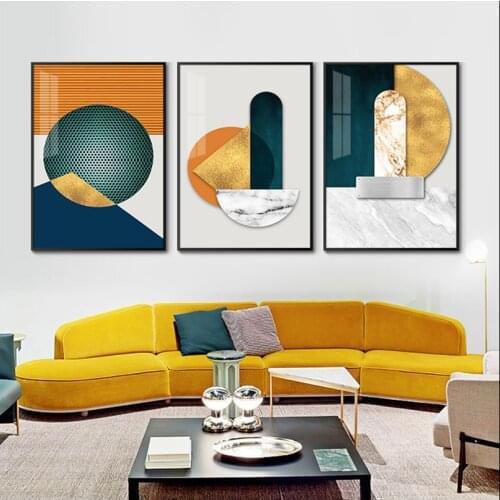Modern Abstract Geometric Art Decoration Canvas Painting Poster Printing Waterproof Simple Mural Picture Gift 50x70 60X80 CM