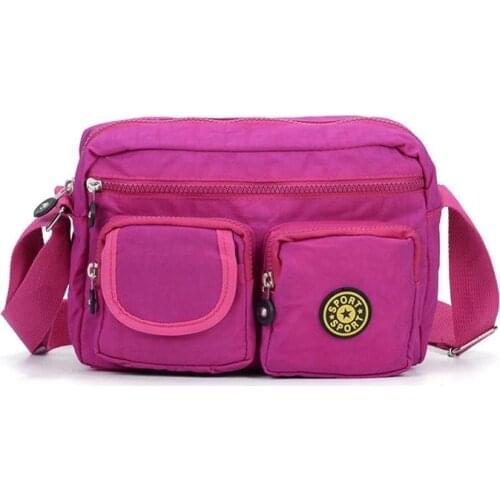 Unisex Messenger Bag Nylon Oxford Crossbody Handbags Large Capacity Travel Bags Purse Famale Male Shoulder Satchels VK5249