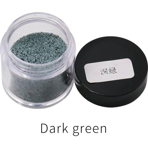 Dark Green Color Fast-dying Fabric Dye Pigment for Dye Clothes Feather Bamboo Eggs and Clips 10g/ bottle Acrylic Paint Powder