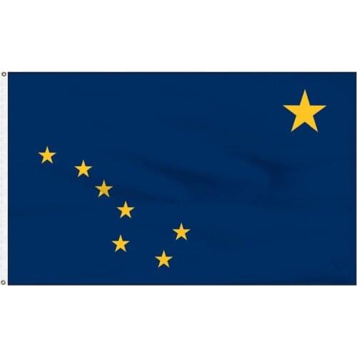 Yehoy 90*150cm state alaska flag For Decoration