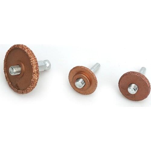 1pc New Buffing Wheel Tungsten Carbide Rasp Round Faced Rasp with Arbor Adaptor Wheel Grind Rasp