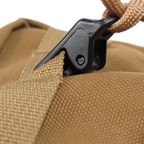 10pcs plastic Camping Tent Rope Clip Outdoor Hook Adjustable Buckle Alligator Clip Curtain Tent Pull Point Clip Travel Hook