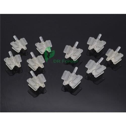 Small 10Pcs Silicone Mouth Prop Support Holding Saliva Ejector Suction Tip Dental