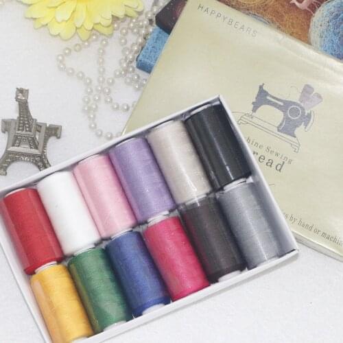 12 Colors/Set----High Quality DIY Thread/Hand/Machine sewing Thread