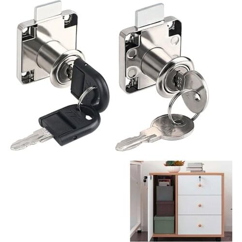 136 138-22mm Lock Core Desk drawer lock Wardrobe Cabinet Iron Cam Locks Anti-theft Security Furniture Hardware