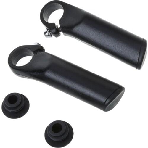 2pcs Bicycle Bar End Grips Aluminum Alloy 22.2mm Handlebar Rest MTB Folding Bike
