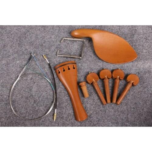 4/4 Violin Parts rare tailpiece+chinrest+tail gut+end pin+ peg #W13