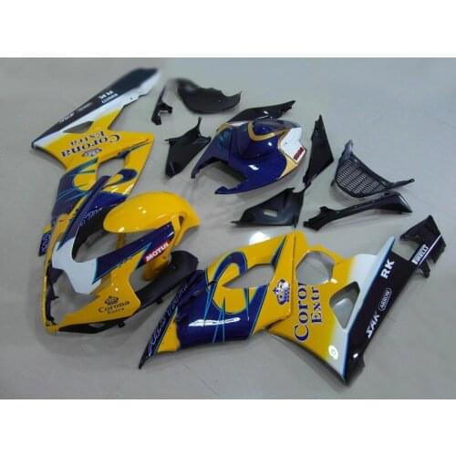 ABS yellow blue Fairing KIT for GSXR1000 2005 2006 GSX-R1000 GSXR1000 K5 05 06 Injection mold Fairings set+gifts
