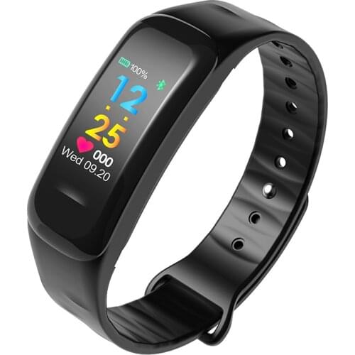 C18 Smart Band Big Color Touch Screen Smart Wristband Message Heart Rate Time Fitness Bracelet For Xiaomi Huawei iPhone