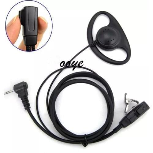 D shape headphone Y plug 3.5mm for Linton LH200 Yaesu /Vertex Standard VX3R,VX5R,VX2R,VX168,VX418,VX354,VX351etc.walkie talkie