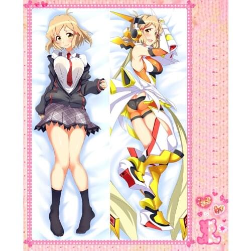Japanese Anime Cartoon senki zesshou symphogear Double sided hugging Pillow Case Cover Pillowcase 2 Way WT 77047