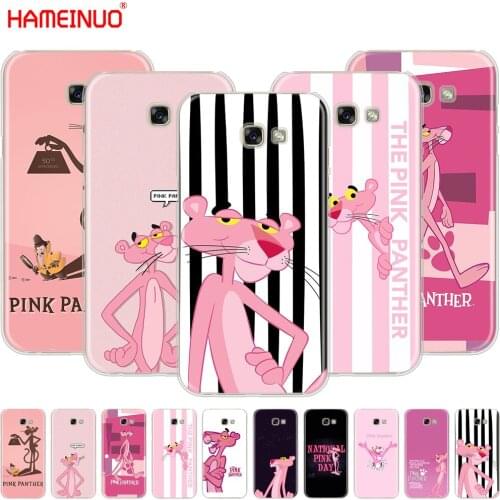HAMEINUO Pink Panther lovely cell phone case cover for Samsung Galaxy A3 A310 A5 A510 A7 A8 A9 2016 2017 2018