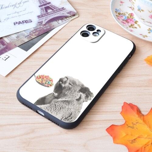 For iPhone Raise Your Koala Well Print Soft Matt Apple iPhone Case