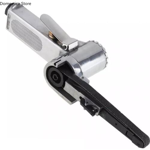 Pneumatic Sander Tool Kit Air Belt Machine Air Angle Grinder with Air Compressor Belt Woodworking Furniture Air Belt Machine