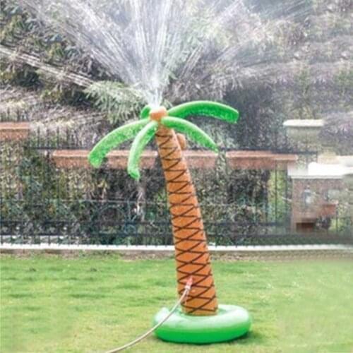 New1.6m Inflatable Coconut Palm Tree Water Spray Beach Party Pool Inflatable Toy