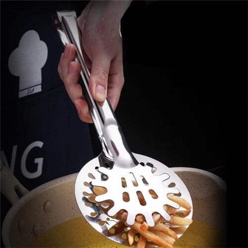 New Kitchen Bread Meat Clamp Stainless Steel Barbecue Tong Fried Steak Shovel Fried Fish Shovel BBQ Clamp Kitchen Utensil Set