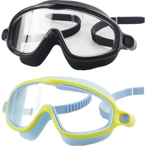 Swimming Goggles Waterproof Clear Vision Swim Glasses Anti Fog UV Protection No Leak Silicone Frame and Strap Boys/Girls