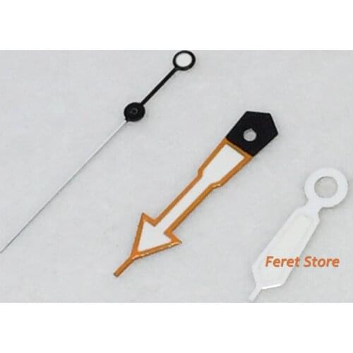 Orange watch hands green luminous hands fit NH35 NH36 ETA2824 2836 Miyota8215 8205 821A Mingzhu DG2813 3804 movement