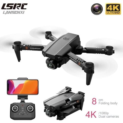 2020 New Mini Drone 4K 1080P HD Camera WiFi FPV Air Pressure Height Maintenance Portable Foldable Quadrotor Dron Children Toy