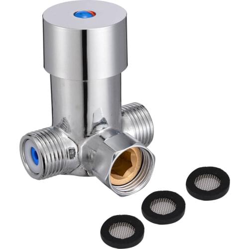 Hot Cold Water Valve Faucet Mixing Valve Temperature Control Sensor Tap For Shower Head Faucet Taps