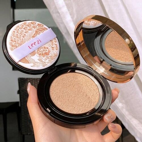 Tulle Cushion Cream Nourishing Liquid Foundation Moisturizing Concealer Pores Chinese Style Carved Cushion Makeup TSLM1