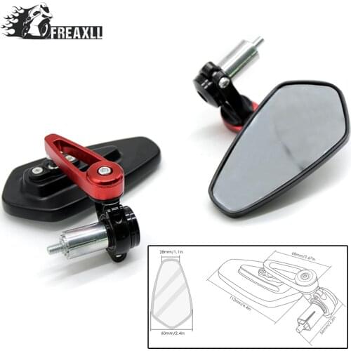 Universal Motorcycle acessories Mirrors Side Rearview Mirror 7/8"" 22mm handle bar For MV Agusta YAMAHA NMAX FZ 6 CB 190 R MT 03