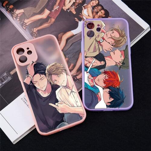 Japan Given Anime Phone Case Shell for IPhone 12 11 Pro Max 8 7 6 Plus XR X XS MAX Soft Cover Fitted Music Gay Back Funda Coque