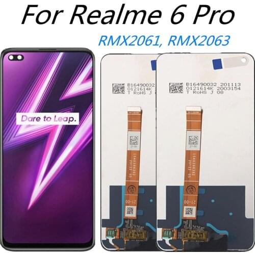 For Realme 6 Pro RMX2061 RMX2063 LCD Display Realme 6Pro Touch Panel Digitizer Screen Replacement Parts