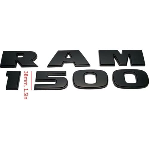 2013-2018 Dodge Car Emblem, 3D replacement Letters Sign, Ram 1500 Car Logo Badge