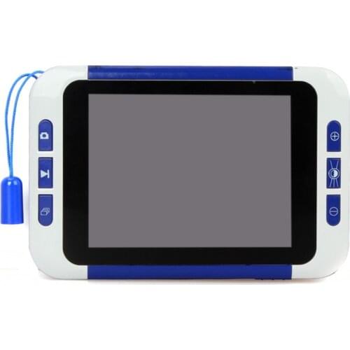 3.5 inch Portable Digital Video Magnifier, 2X-32X, 3 Color Modes, Electronic Magnifying Glass with Light, Low Vision Reading Aid