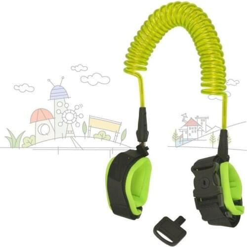 50PCS/LOT New Toddler Baby Kids Safety Harness Child Leash Anti Lost Wrist Link Traction Rope Anti Lost Bracelet With Keys